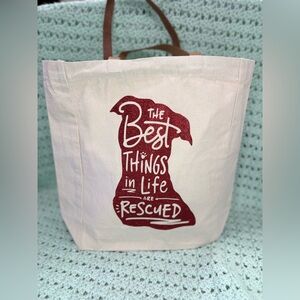 Leather Strap Tote Bag: Rescues